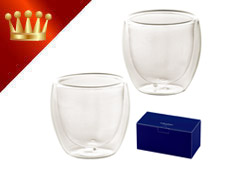 GT-029 ブランジェリーメール・耐熱ダブルウォールグラス2個セット