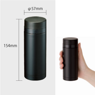 スリムサーモステンレスボトル0ml 名入れノベルティ オリジナル制作