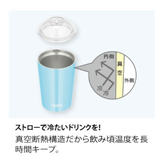 サーモス保冷ストローカップ Tm 109 名入れ印刷 ノベルティ 記念品制作のタンブラーgogo