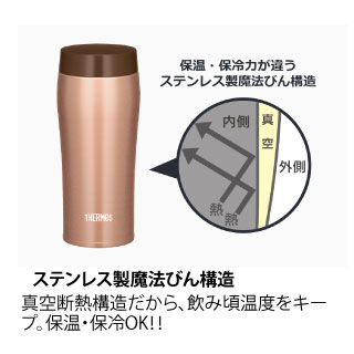 サーモス真空断熱ケータイタンブラー360 Tm 133 名入れ印刷 ノベルティ 記念品制作のタンブラーgogo